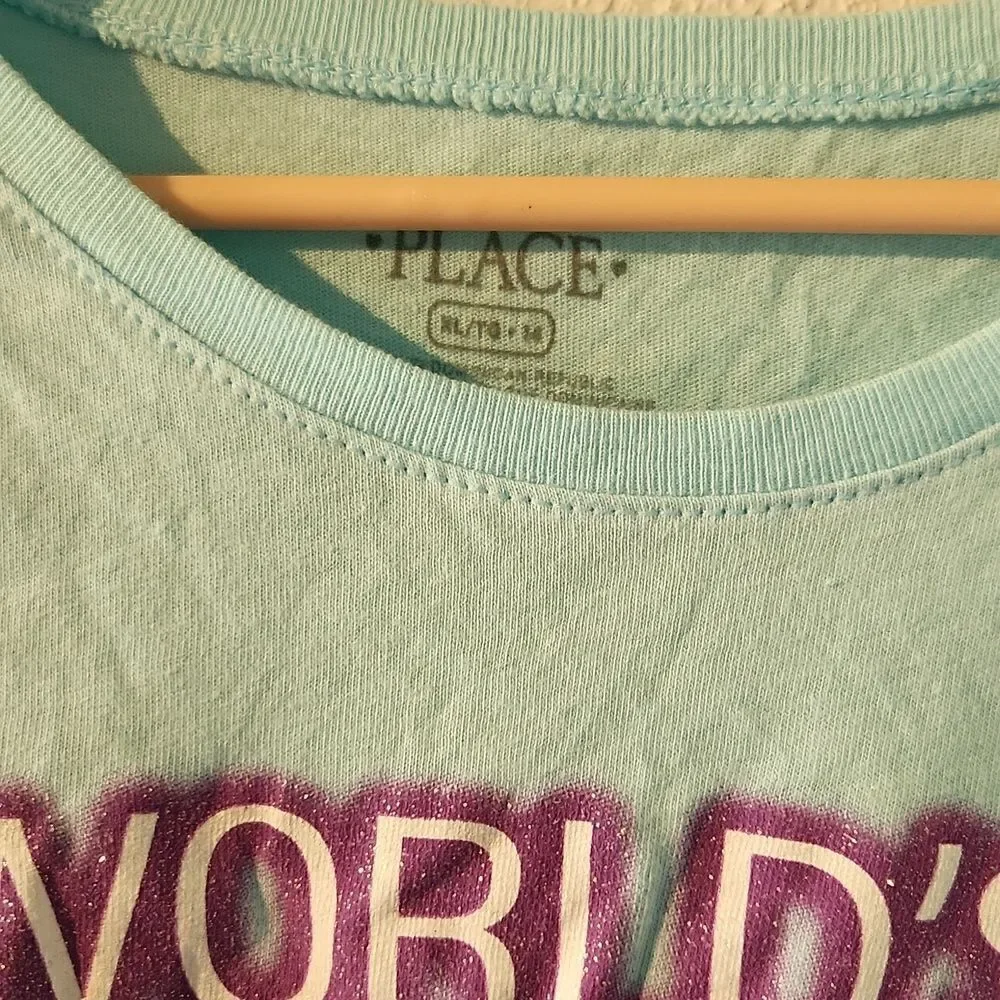 Children's place long sleeve best daughter shirt NWT size 14
